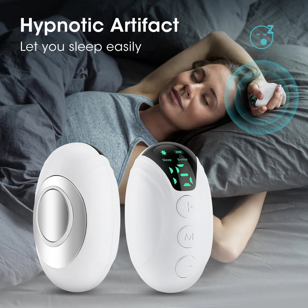 Handheld CES Sleep Aid Device Palm Pulse Massager