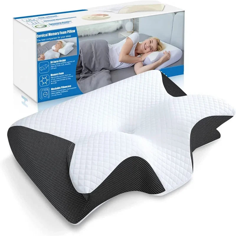 Butterfly Sleep Memory Neck Pillow