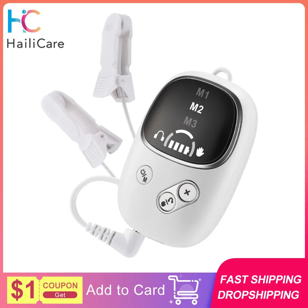 Handheld CES Sleep Aid Device Palm Pulse Massager