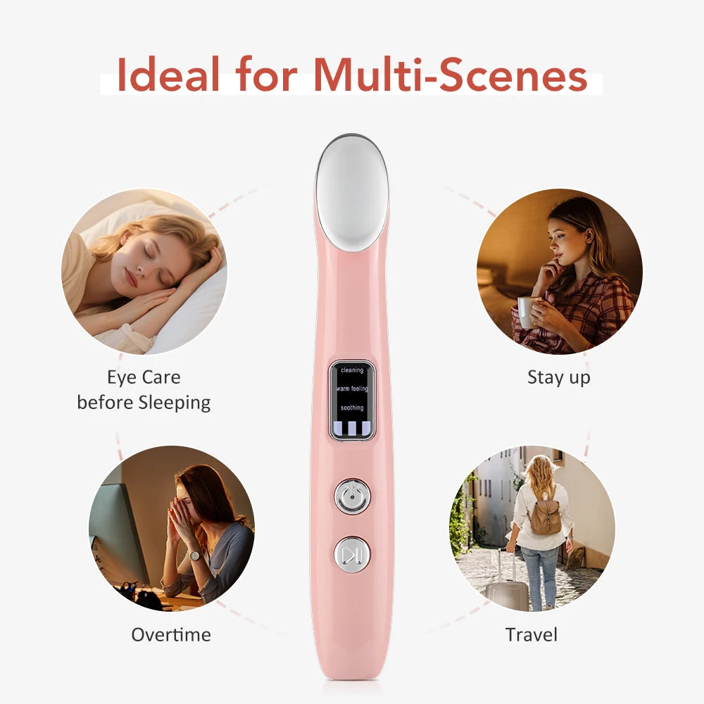 Eye Beauty Device - Heat Vibration Eye Massager