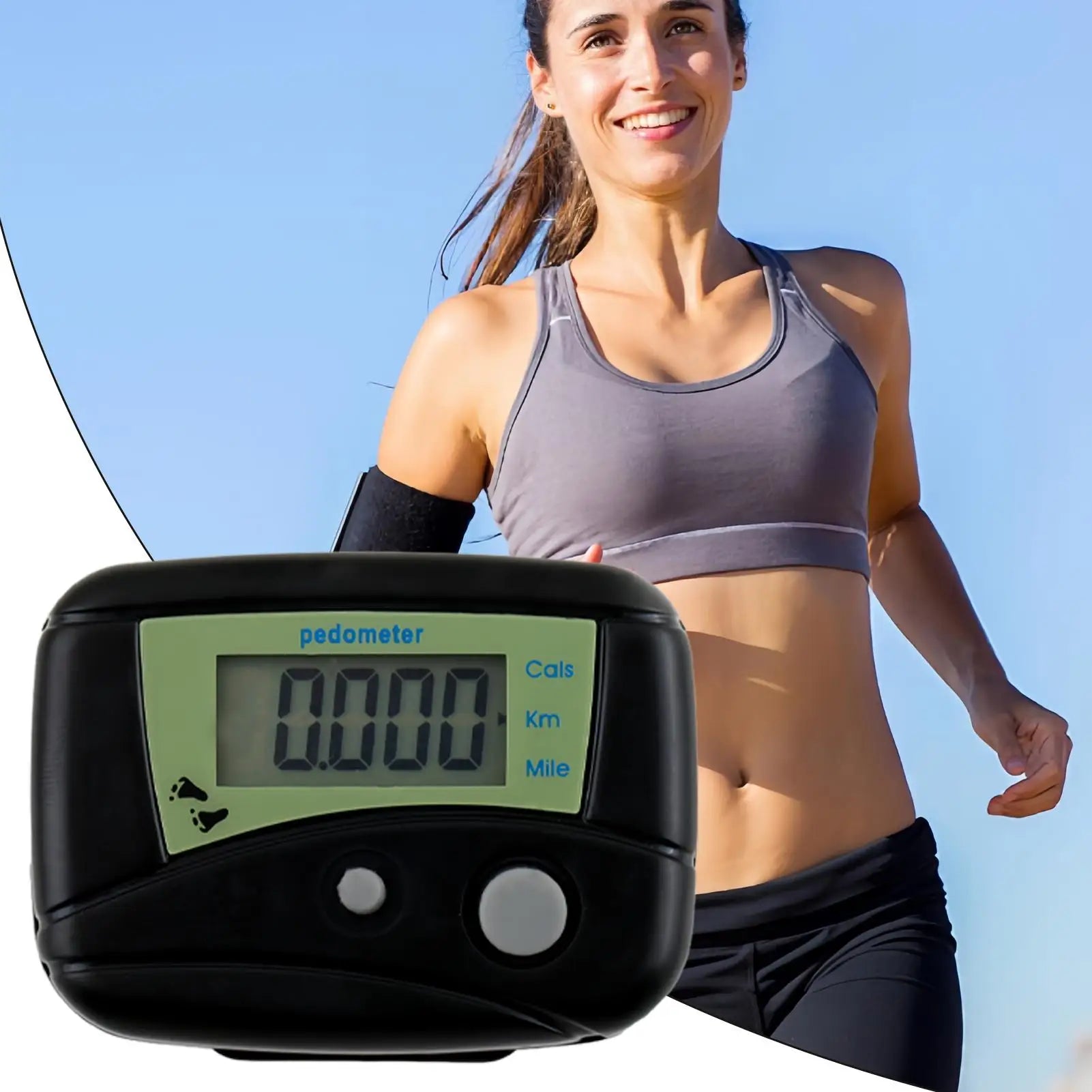 Pedometer for Walking - Digital LCD Compact