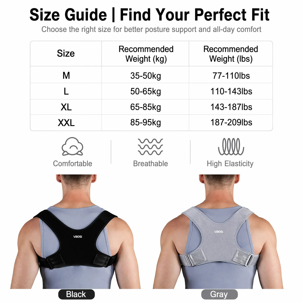 Adjustable Invisible Posture Corrector for Unisex