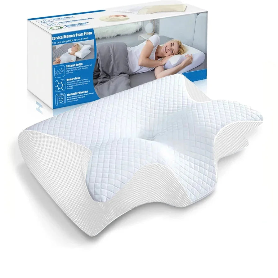 Butterfly Sleep Memory Neck Pillow