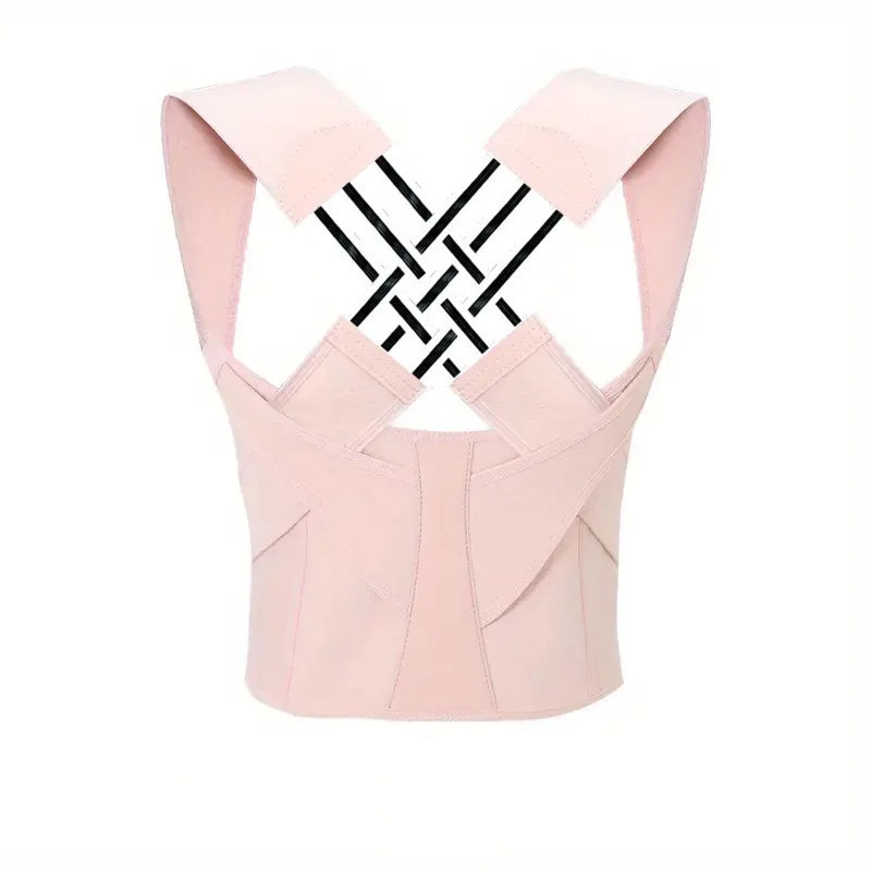 Magnetic Therapy Back Posture Corrector With Adjustable Shoulder Support