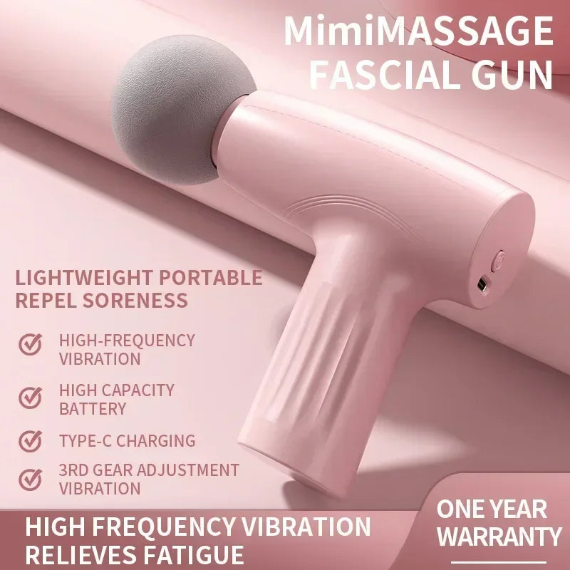 Pink Muscle Mini Massage Gun