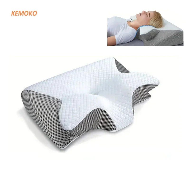 Butterfly Sleep Memory Neck Pillow