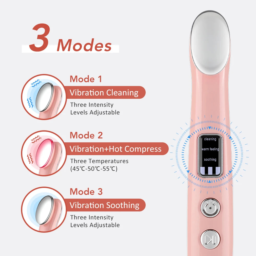 Eye Beauty Device - Heat Vibration Eye Massager